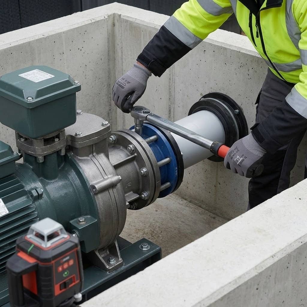 Alt image : Installation pompe de relevage Essonne 91